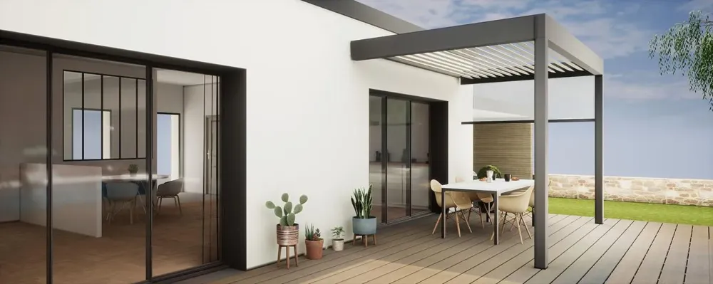 Pergola à Gouffern en Auge